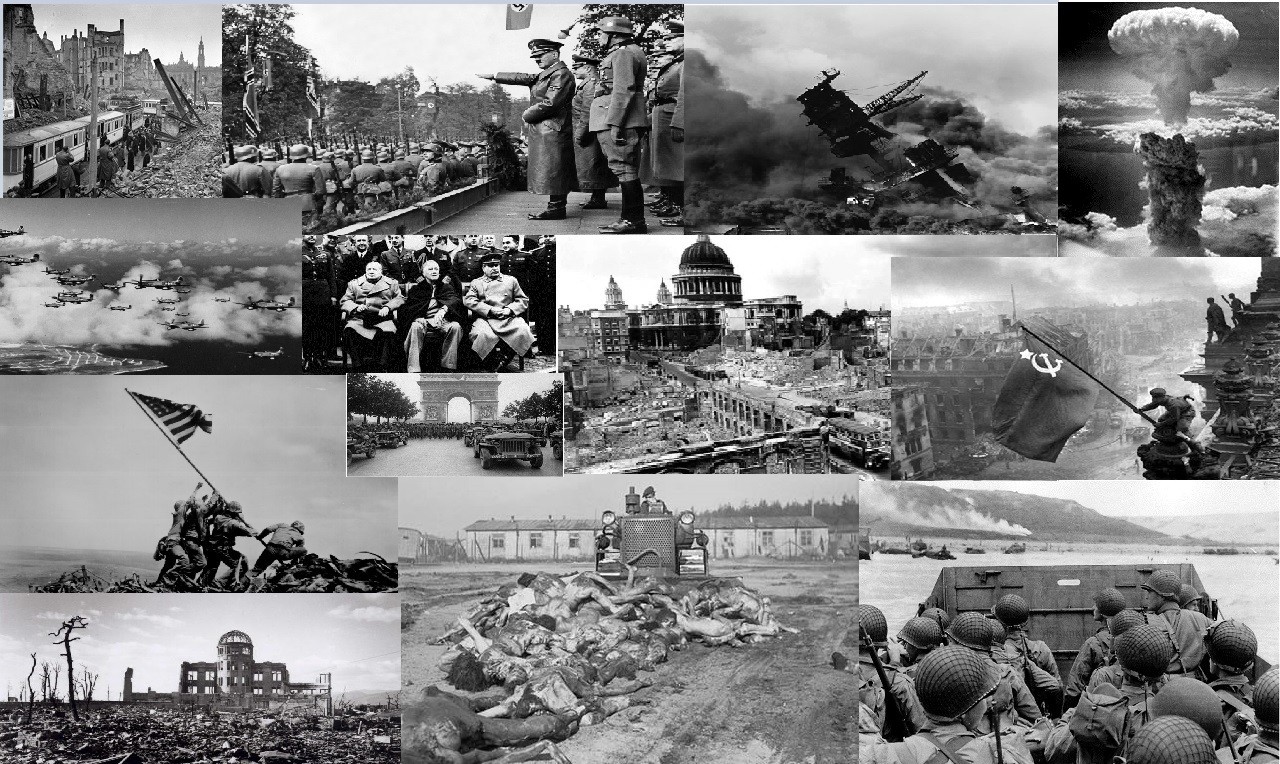 Arriba 72+ imagen la segunda guerra mundial collage